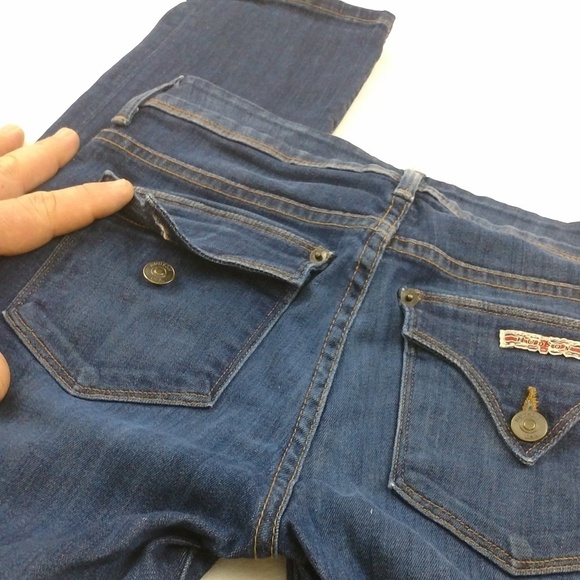 Hudson Button Pocket Skinny Jeans Medium Wash Size 26 - Picture 6 of 9